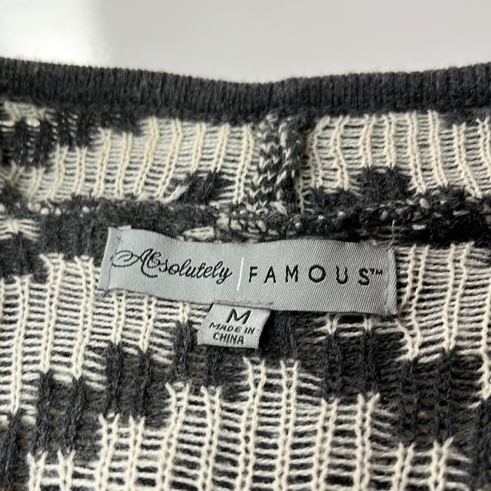 Absolutely Famous Sweater Long South Western Aztec Knit Sweater medium - Picture 6 of 9